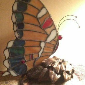 Set of 2 Hampton Bay Tiffany Style Stained Glass